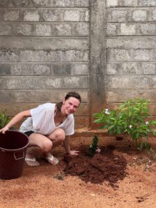 tree planting by foreigners in sri lanka _trinkomalee