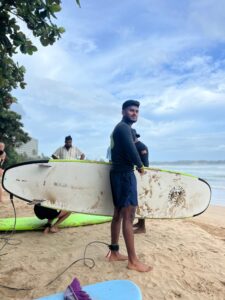 Surfing in Weligama - enjoying waves and beach activities in southern Sri Lanka exploreyarl tour guide sri lanka arugam bay jaffna