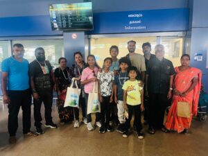 Arrival of guests at Jaffna Airport - welcoming tourists for their Sri Lanka tour