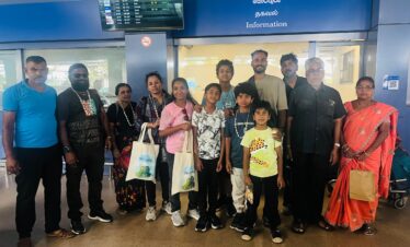 Arrival of guests at Jaffna Airport - welcoming tourists for their Sri Lanka tour