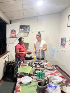 sri lanka Jaffna Cooking Class - learning to prepare traditional Tamil cuisine srilanka_pittu_crab curry prowns sambal vadai mothakam